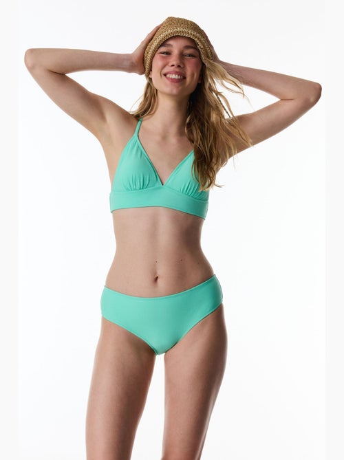 Meli bikinibroekje met structuur en middelhoge taille penti - Kiabi Meli bikinibroekje met structuur en middelhoge taille penti - Kiabi