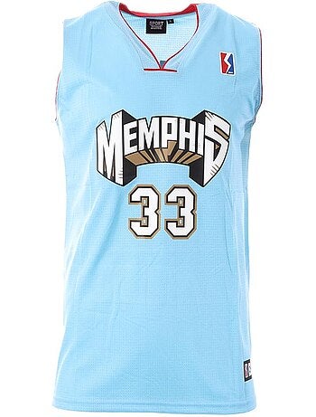 Memphis sport zone blauw heren tanktop
