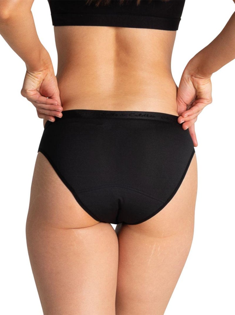Menstruatieslip athena Zwart - Kiabi