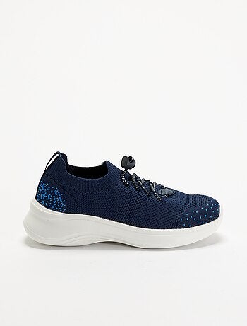 Mesh sportschoenen met veters en stoppers