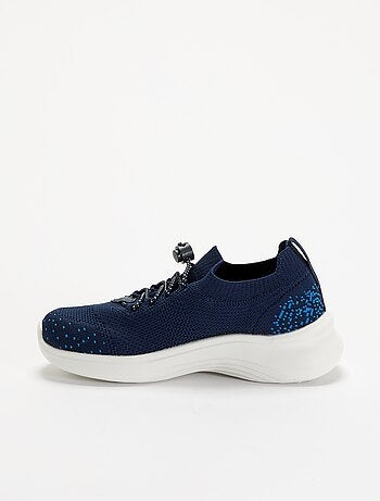 Mesh sportschoenen met veters en stoppers