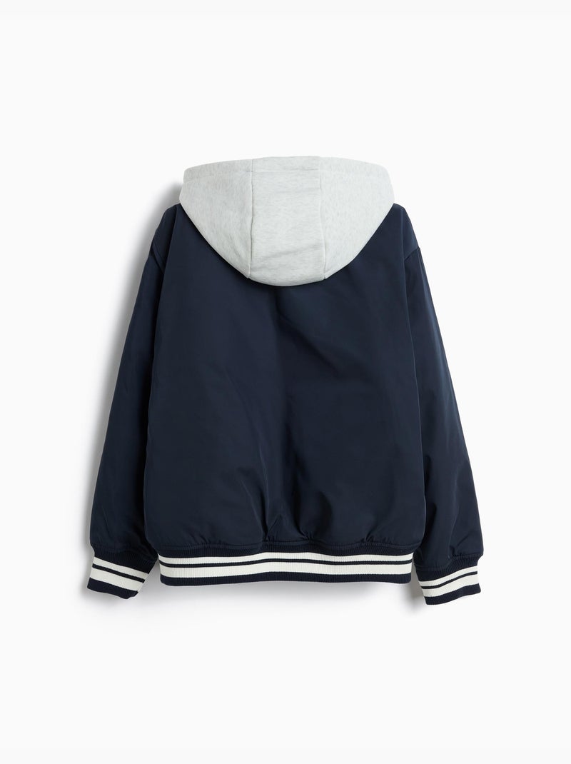 Met kap bedekte bommenwerper, mo fashion Blauw - Kiabi