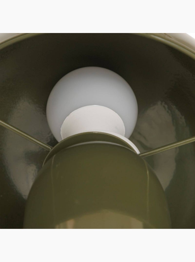 Metalen paddestoel lamp Donkergroen - Kiabi