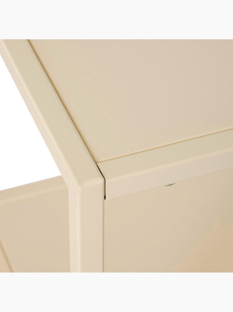Metalen rek met 6 planken Beige - Kiabi