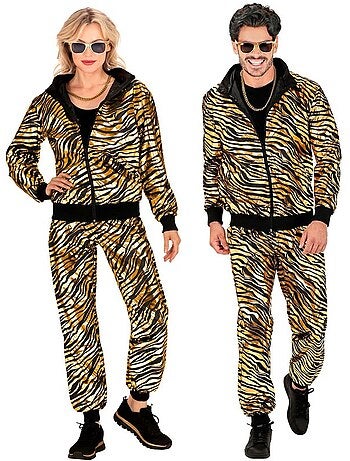 Metallic feestmode trainingspak kostuum