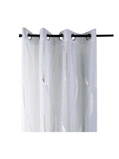 Metallic golvende strepen voile - Kiabi Metallic golvende strepen voile - Kiabi