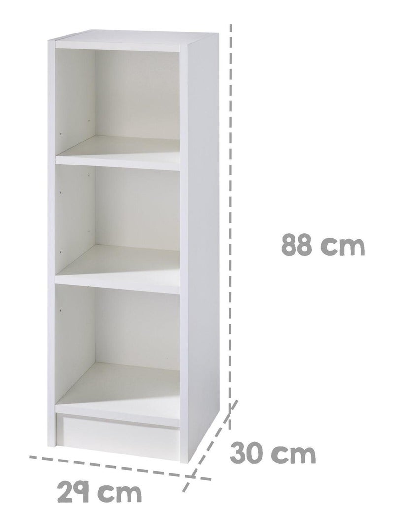 Meuble de rangement 3 cases en bois 'Maren' ROBA Blanc - Kiabi