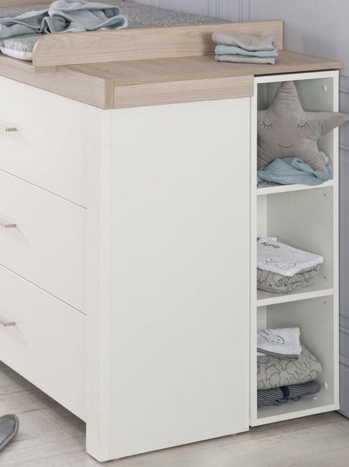 Meuble de rangement 3 cases en bois ROBA - Kiabi Meuble de rangement 3 cases en bois ROBA - Kiabi