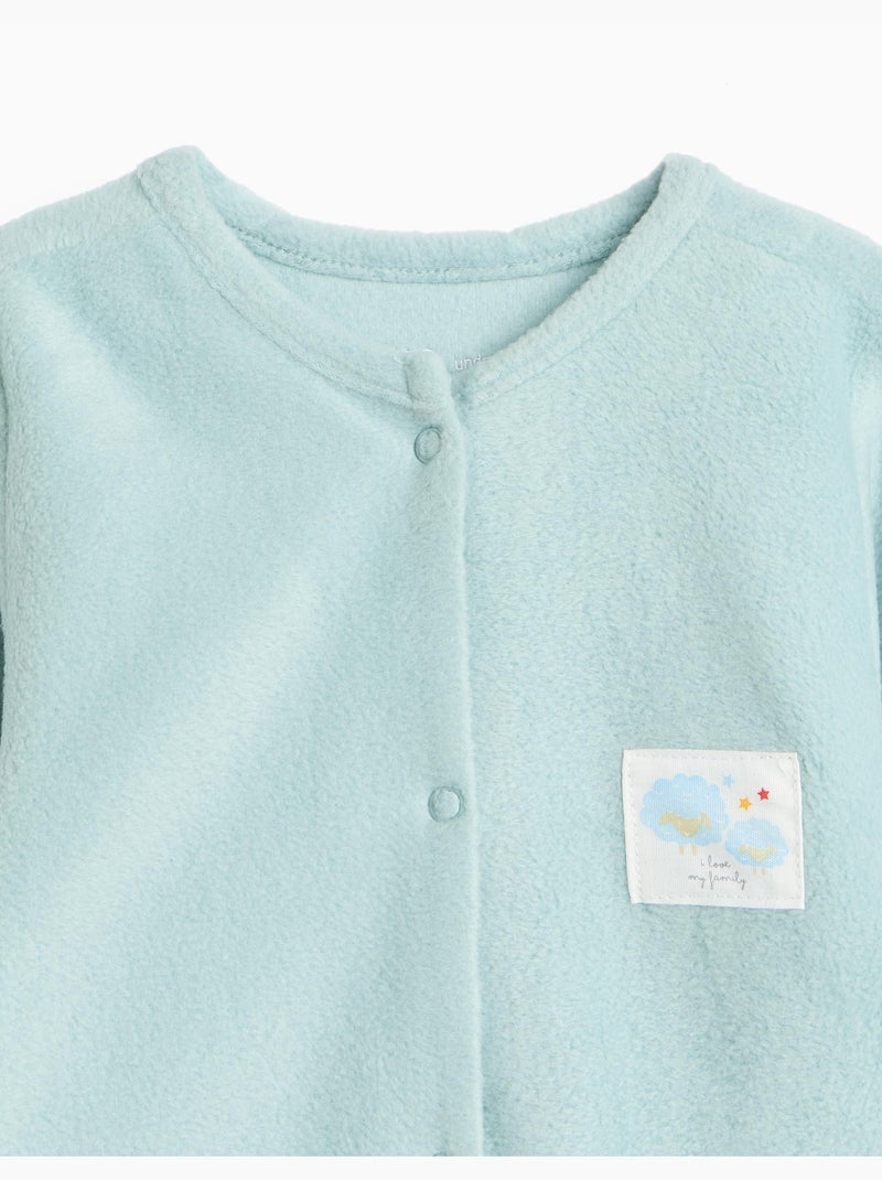 Meute 2 babygrows, mo fashion Gris - Kiabi