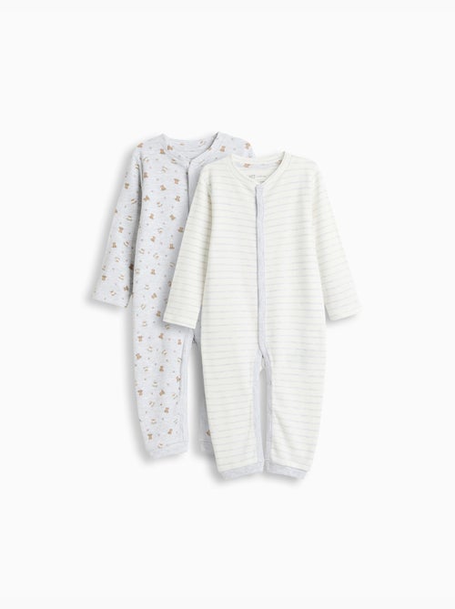 Meute 2 babygrows, mo fashion - Kiabi Meute 2 babygrows, mo fashion - Kiabi