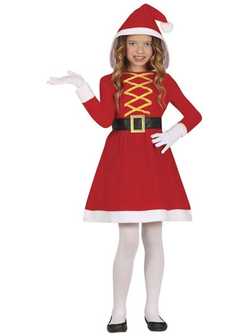 Mevrouw Claus-kostuum met capuchon - Kiabi