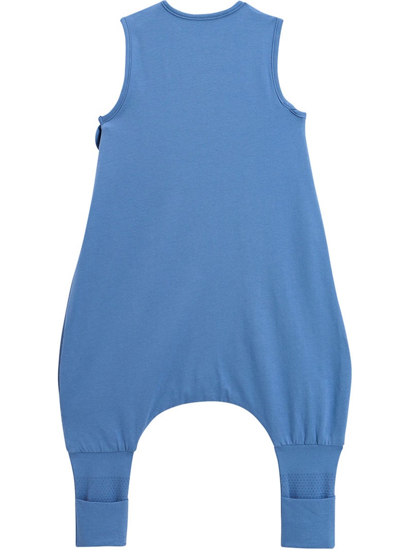 Mexicaanse zomerslaapzak met oprolbare voetjes Blauw - Kiabi