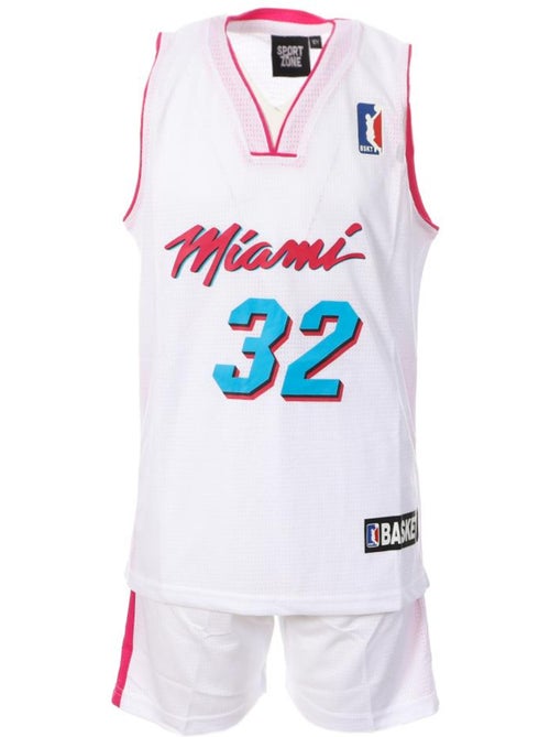 Miami Basketbaloutfit Wit Kinderen Sport Zone - Kiabi