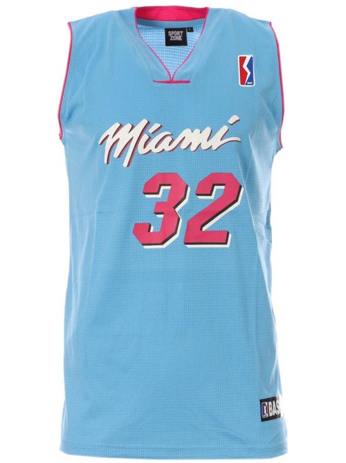Miami Basketbalshirt voor Heren - Blauw/Roze/Wit | Sport Zone - Kiabi Miami Basketbalshirt voor Heren - Blauw/Roze/Wit | Sport Zone - Kiabi