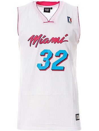 Sport zone miami basketbalshirt blauw/roze voor heren