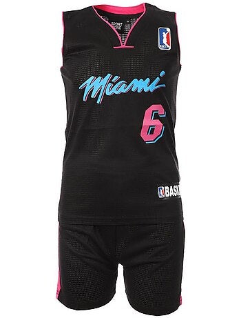 Miami heat basketbalset zwart kinderen sport zone dapl5810