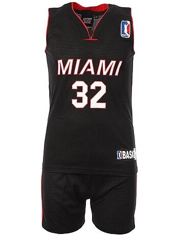 Miami heat basketbalset zwart/rood kinderen sport zone