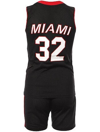 Miami heat basketbalset zwart/rood kinderen sport zone