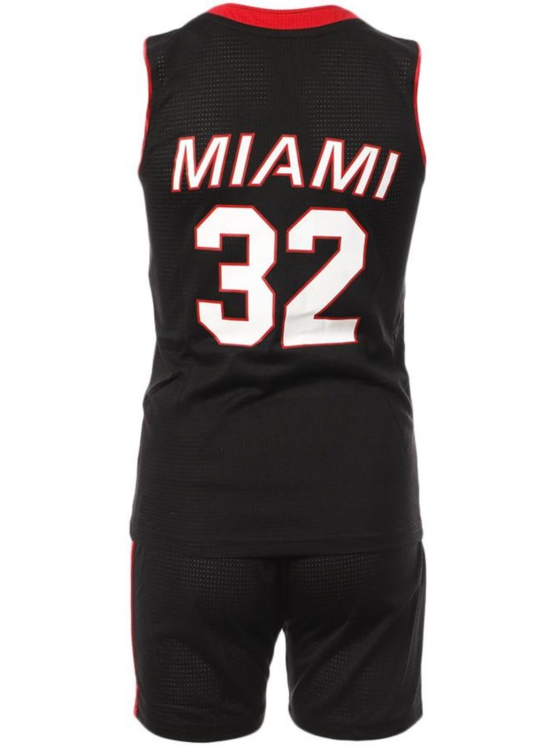 Miami Heat Basketbalset Zwart/Rood Kinderen Sport Zone Zwart - Kiabi