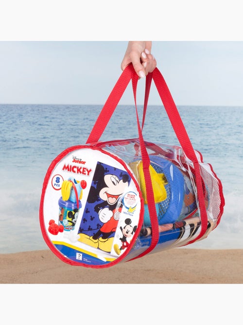 Mickey ensemble seau de plage avec accessoires serviette et sac - Kiabi