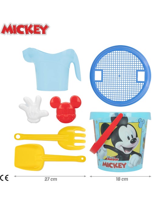 Mickey ensemble seau de plage avec accessoires serviette et sac - Kiabi
