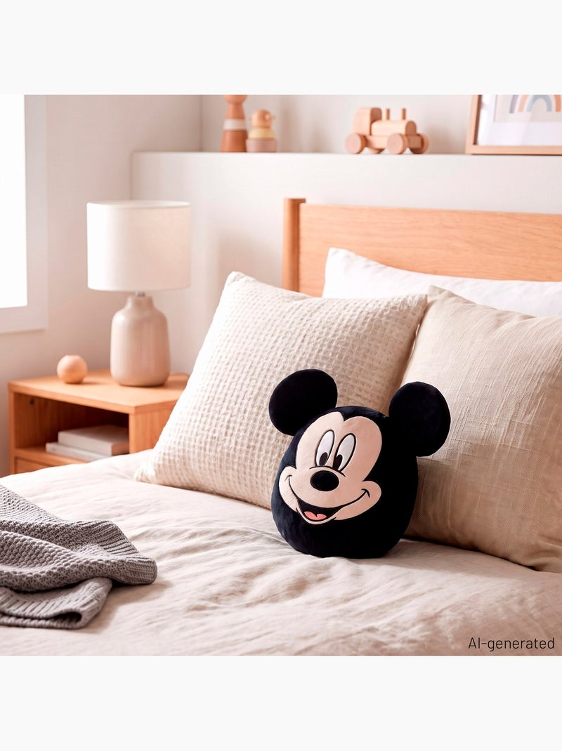 Mickey mouse pluche kussen 22 cm + 3 jaar Zwart - Kiabi