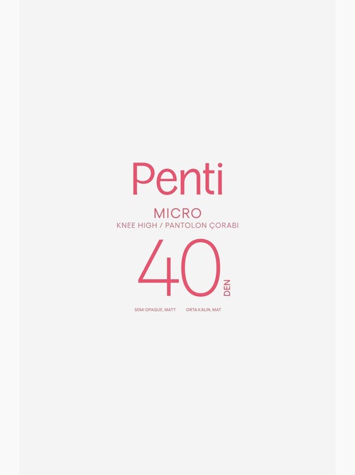 Micro 40 pantalonsokken penti - Kiabi Micro 40 pantalonsokken penti - Kiabi