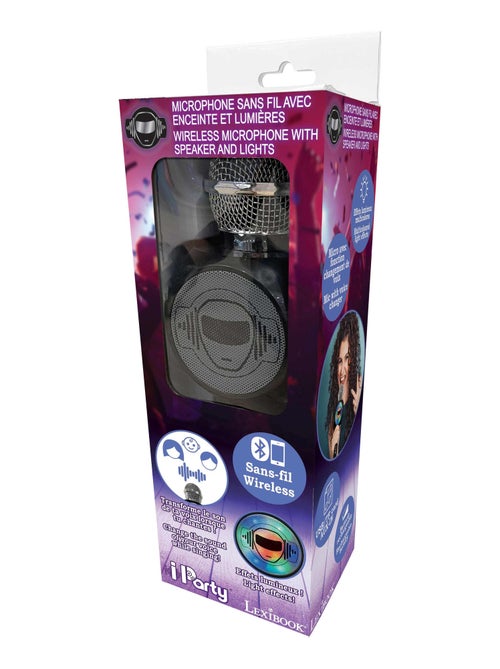Micro karaoké sans fil iparty enceinte bluetooth - Kiabi Micro karaoké sans fil iparty enceinte bluetooth - Kiabi
