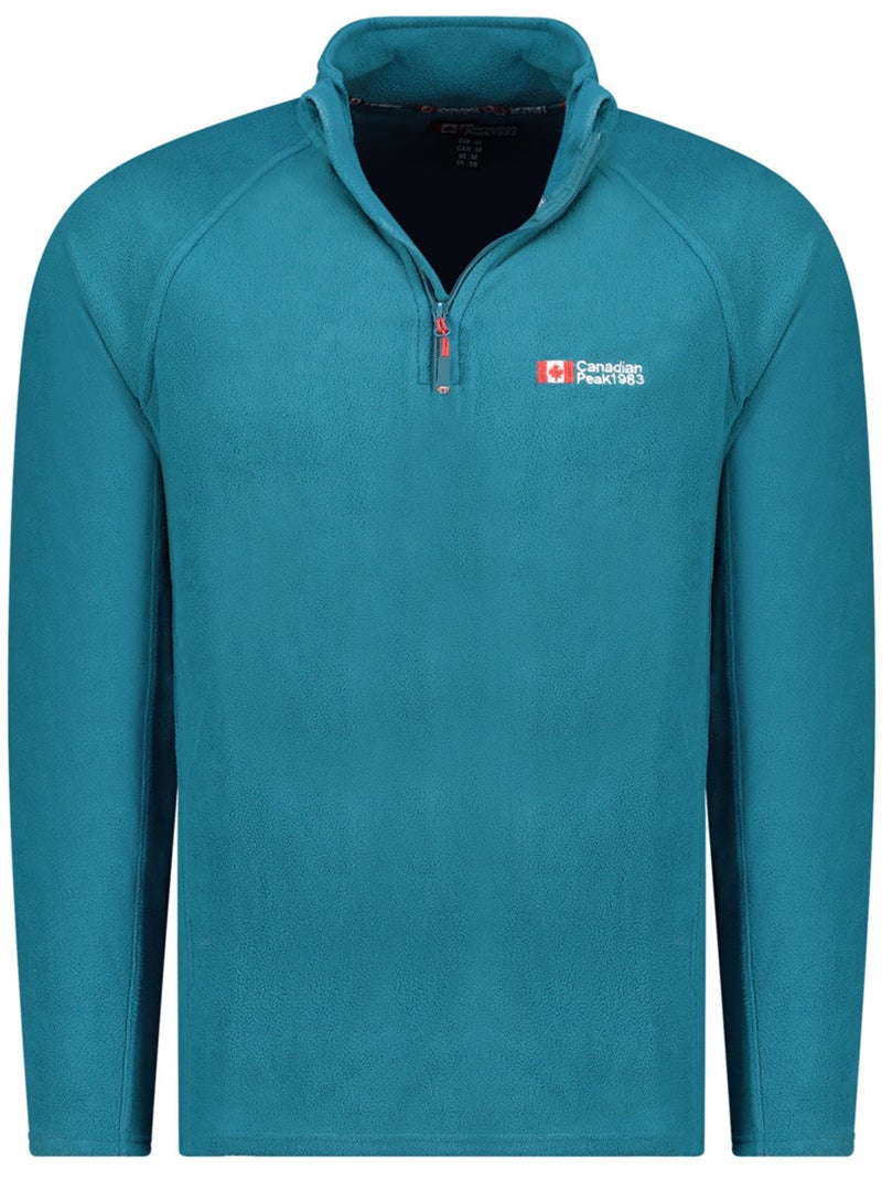Micro-polaire col zippé tugeak – canadian peak Bleu canard - Kiabi