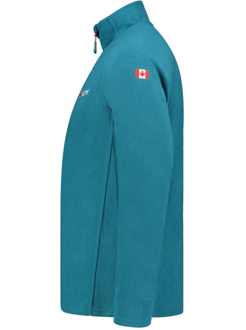 Micro-polaire col zippé tugeak – canadian peak Bleu canard - Kiabi