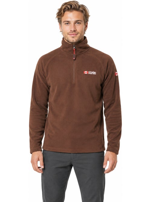 Micro-polaire col zippé tugeak – canadian peak - Kiabi