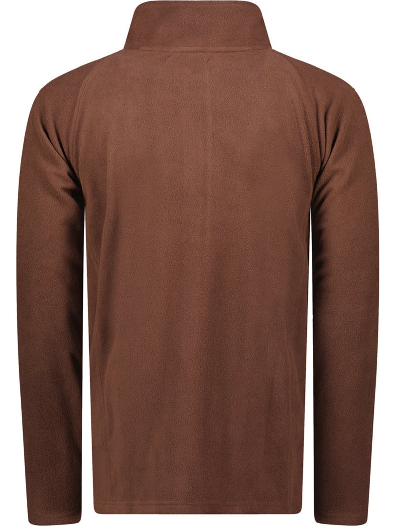 Micro-polaire col zippé tugeak – canadian peak Marron - Kiabi