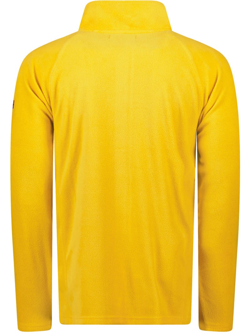 Micro-polaire col zippé tugeak – canadian peak Moutarde - Kiabi