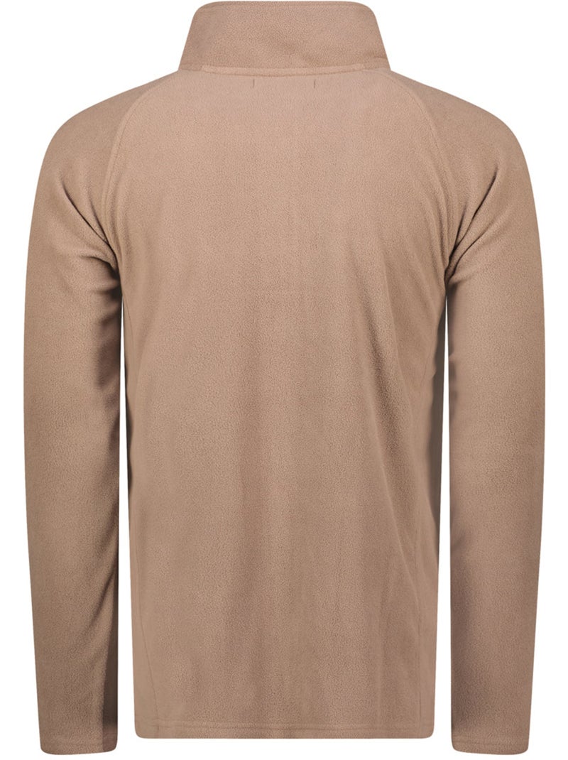 Micro-polaire col zippé tugeak – canadian peak Taupe - Kiabi