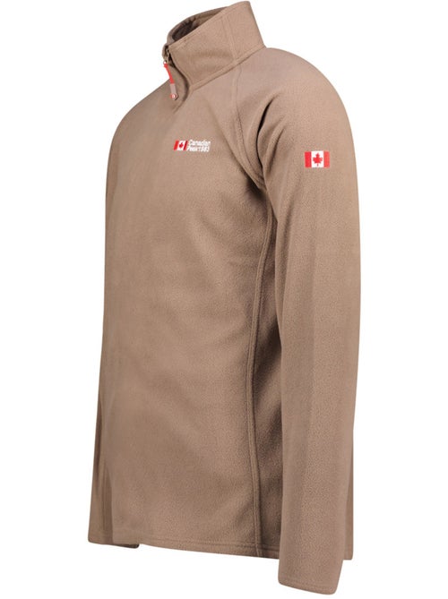 Micro-polaire col zippé tugeak – canadian peak - Kiabi