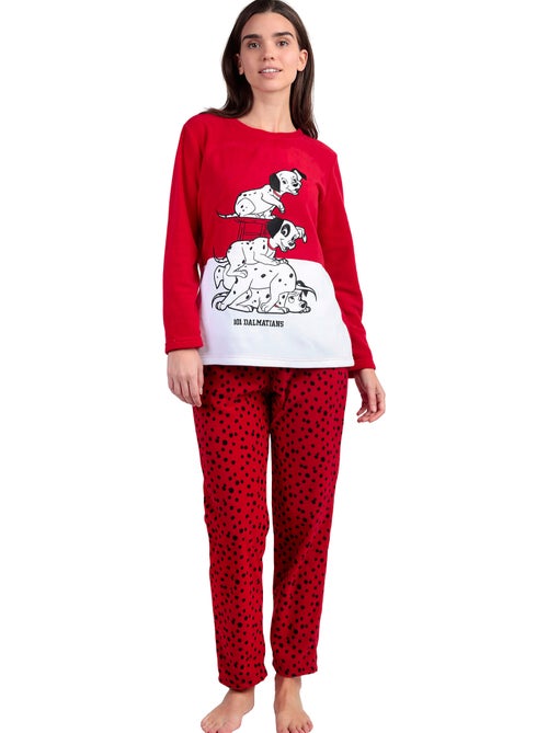 Microfleece pyjama broek top dalmatians varsity disney - Kiabi Microfleece pyjama broek top dalmatians varsity disney - Kiabi