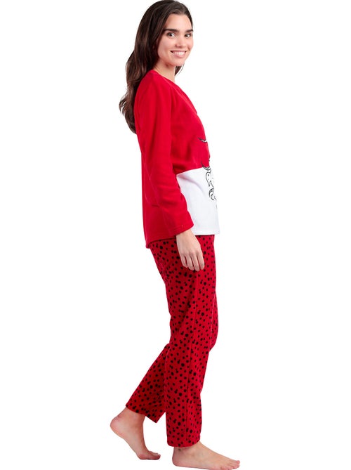 Microfleece pyjama broek top dalmatians varsity disney - Kiabi Microfleece pyjama broek top dalmatians varsity disney - Kiabi