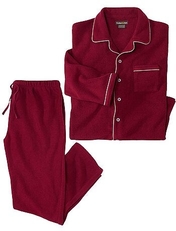 Microfleece pyjama mountain - atlas for men