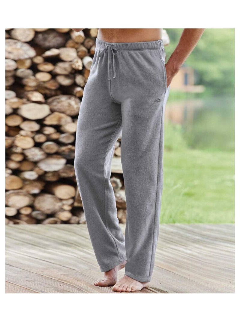 Microfleecebroek Winter Relax - ATLAS FOR MEN Grijs - Kiabi