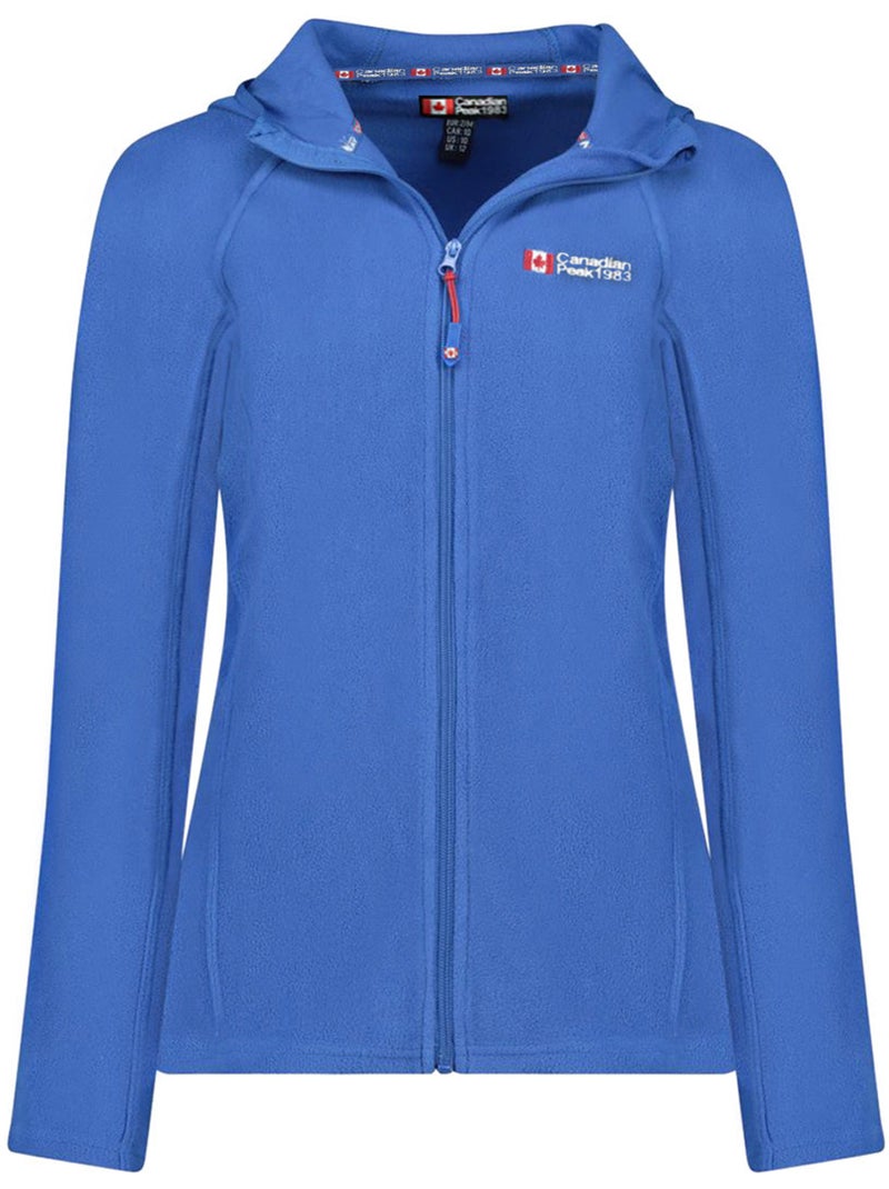 Microfleecevest met capuchon tugoodeak – canadian peak Koningsblauw - Kiabi