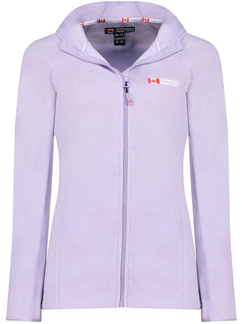 Microfleecevest met capuchon tugoodeak – canadian peak Lichtlila - Kiabi