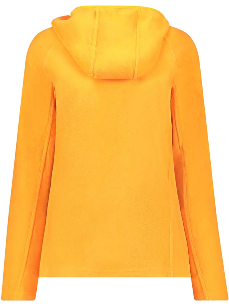 Microfleecevest met capuchon tugoodeak – canadian peak Oranje - Kiabi