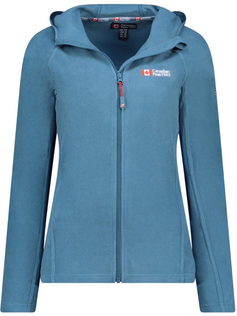 Microfleecevest met capuchon tugoodeak – canadian peak Petrolblauw - Kiabi