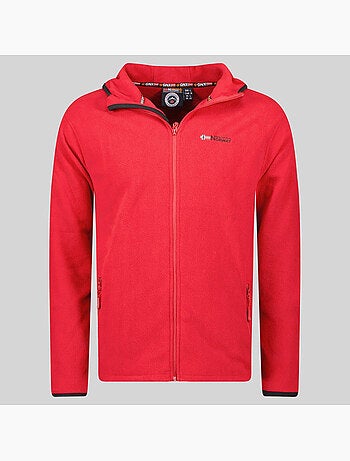 Microfleecevest met capuchon unicia – geographical norway