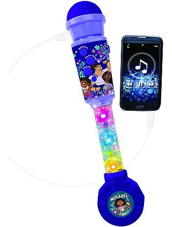 Microphone encanto avec tube lumineux et enceinte