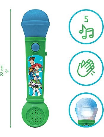 Microphone lumineux toy story