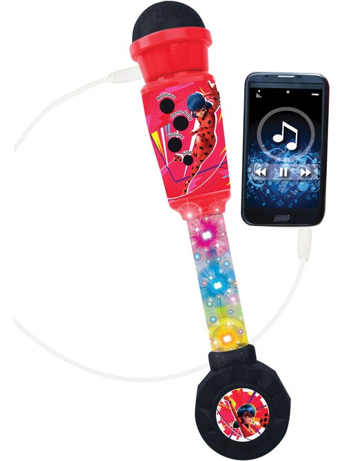 Microphone miraculous avec tube lumineux et enceinte - Kiabi Microphone miraculous avec tube lumineux et enceinte - Kiabi