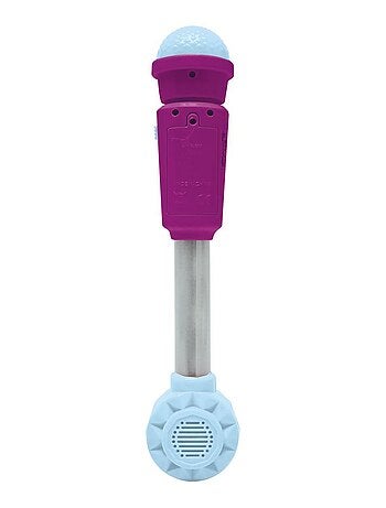 Microphone reine des neiges avec tube lumineux et enceinte