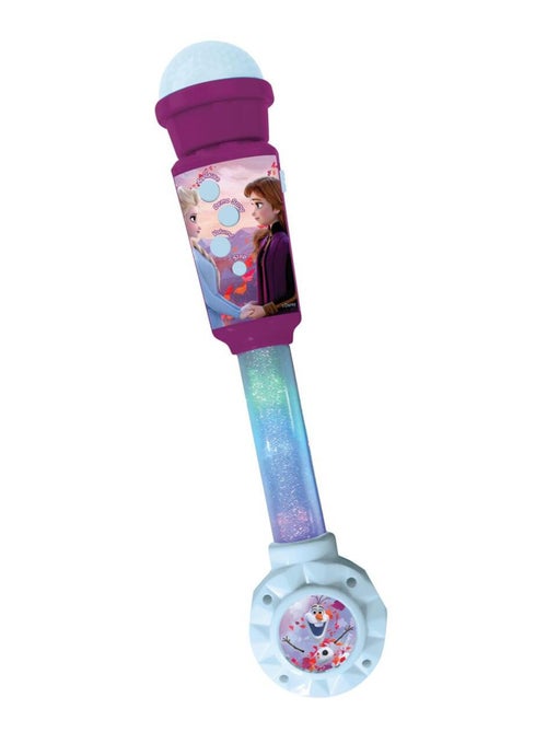 Microphone reine des neiges avec tube lumineux et enceinte - Kiabi Microphone reine des neiges avec tube lumineux et enceinte - Kiabi