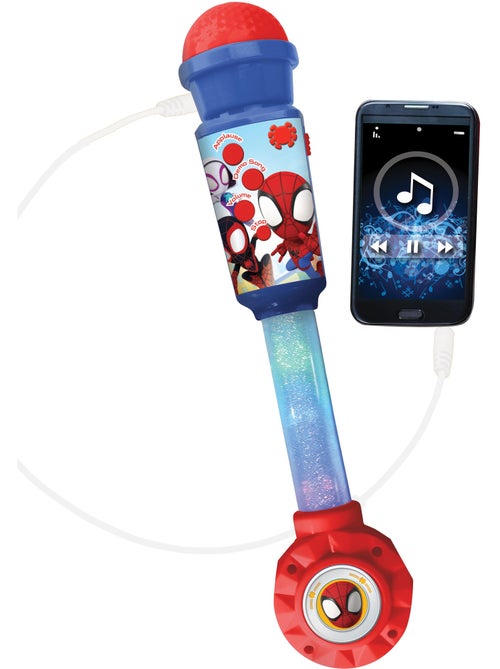 Microphone spiderman avec tube lumineux et enceinte - Kiabi Microphone spiderman avec tube lumineux et enceinte - Kiabi